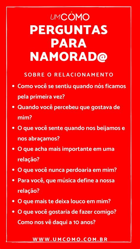 Perguntas para Namorado: Um Guia Completo para Conhecê-lo Melhor