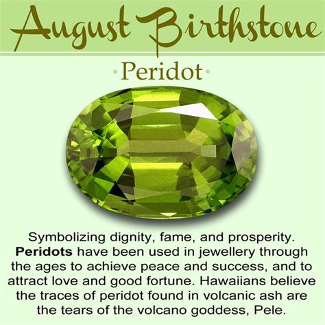 Peridot: The August Birthstone for Empowerment and Prosperity