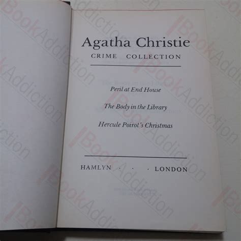 Peril at End House The Body in the Library Hercule Poirot s Christmas Agatha Christie Crime Collection Reader