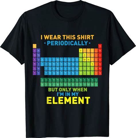 Periodic Element Shirts: Wear Your Chemistry Pride