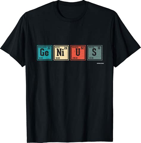 Periodic Table Shirts: A Colorful Way to Learn Chemistry