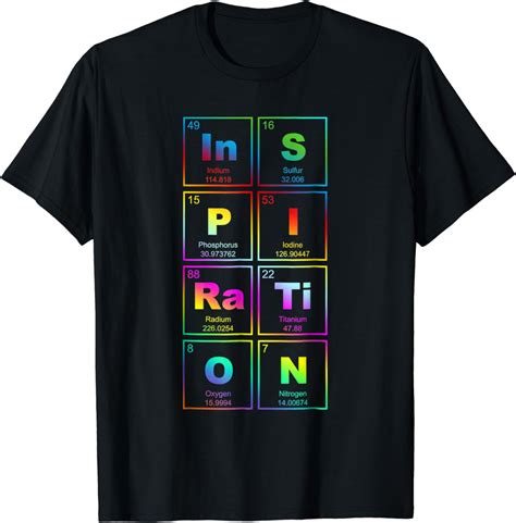 Periodic Table of Elements T-shirt: A Chemistry Lover's Must-Have