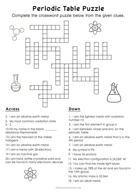 Periodic Trends Puzzle With Answers Kindle Editon