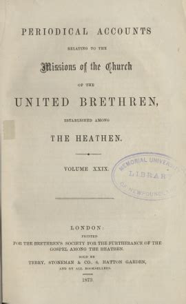 Periodical Accounts Relating to the Foreign Missions of the Church of the United Brethren Epub