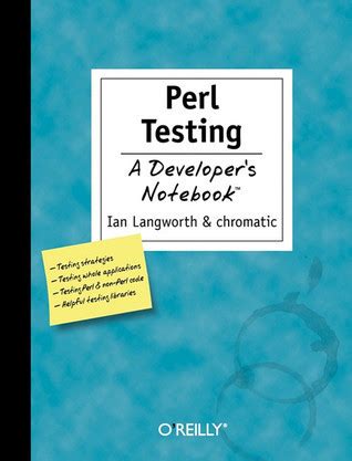 Perl.Testing.A.Developer.s.Notebook Ebook PDF