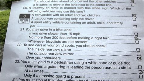 Permit Test Questions And Answers 2013 Reader