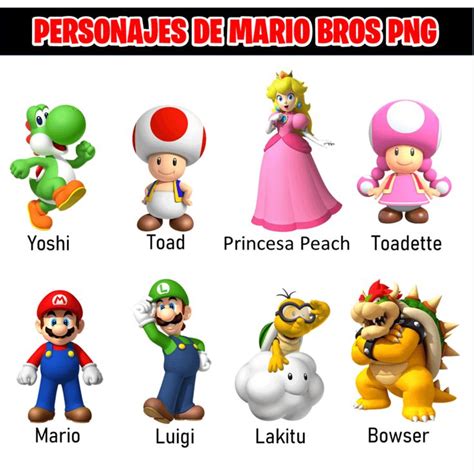 Personajes de Mario Bros: A Detailed Guide to the Iconic Characters