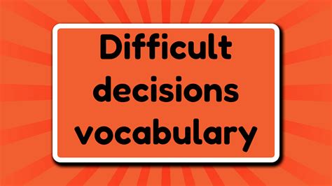 Personal Decision Making Vocabulary Answers Kindle Editon