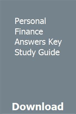 Personal Finance Answers Key Epub