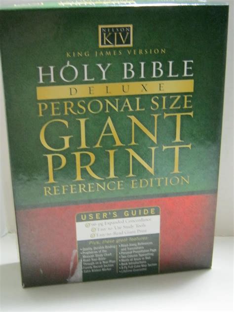 Personal Size Giant Print-kjv Reference Edition Doc