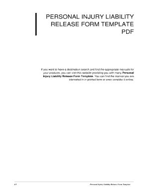 Personal-injury-liability-release-form-template Ebook PDF