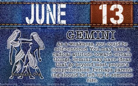 Personality Traits of the June 13th Zodiac: