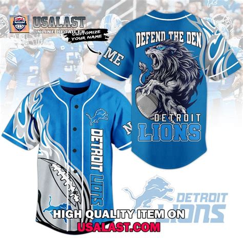 Personalized Detroit Lions Jersey: Unleash Your Team Spirit with a Custom Creation