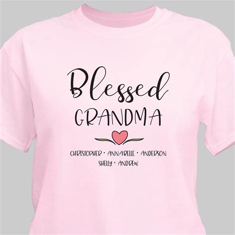 Personalized Grandma Shirts: A Cherished Gift of Love and Gratitude