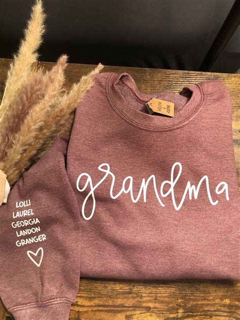 Personalized Grandma Sweatshirts: A Heartfelt Gift for the Special Woman in Your Life