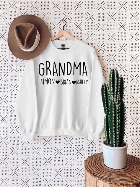 Personalized Grandma Sweatshirts: A Timeless Expression of Love and Appreciation