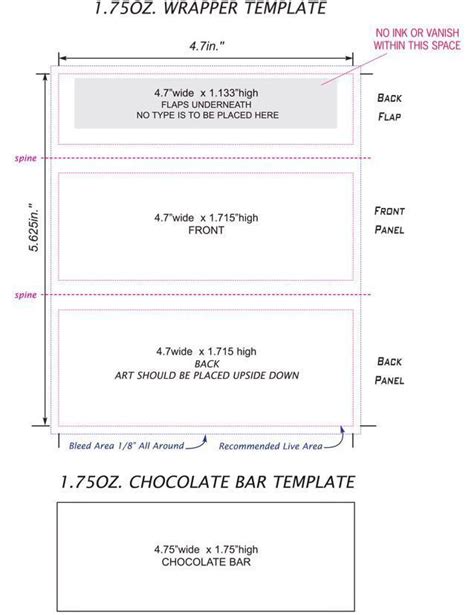 Personalized Hershey Candy Bar Wrapper Template