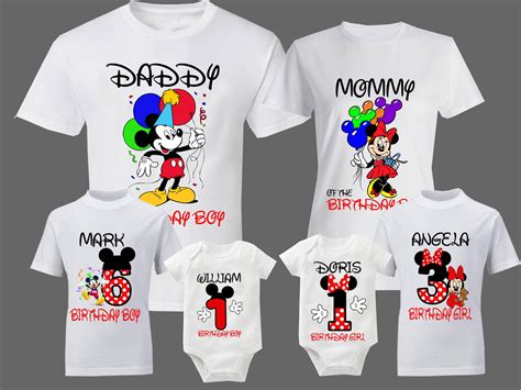 Personalized Mickey Shirts: Express Your Individuality and Love for Disney