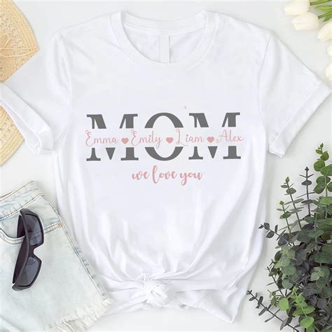 Personalized Mother's Day Shirts: Express Your Love in a Unique Way