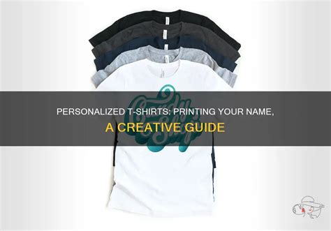 Personalized Name T-Shirts: Express Yourself with Style and Uniqueness