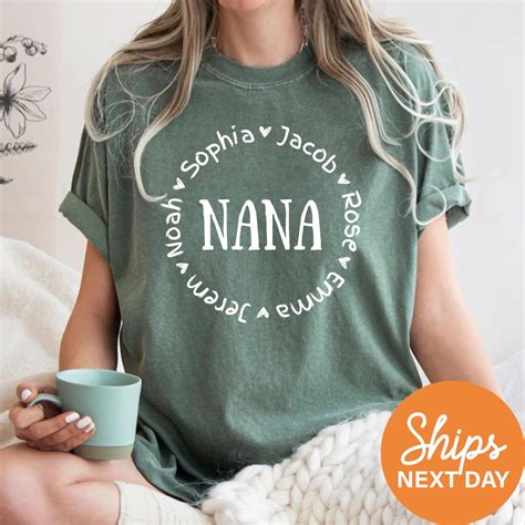 Personalized Nana Shirts: A Unique and Heartfelt Gift for the Grandest Person in Your Life