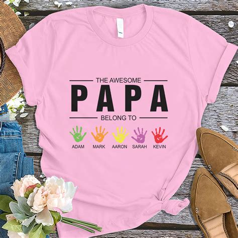 Personalized Papa T Shirts: A Special Way to Celebrate Fatherhood