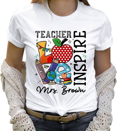 Personalized Teacher Shirts: A Canvas for Creativity, Inspiration, and Fun