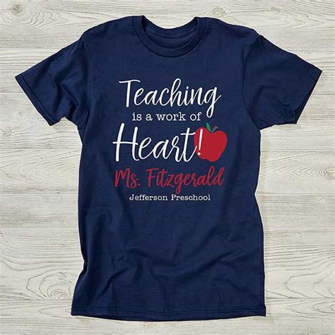 Personalized Teacher Shirts: Elevate Your Classroom Style and Inspire Students