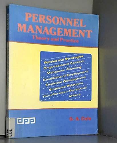 Personnel Management Theory and Practice Epub