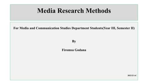 Perspective on Media Research Methodology Kindle Editon