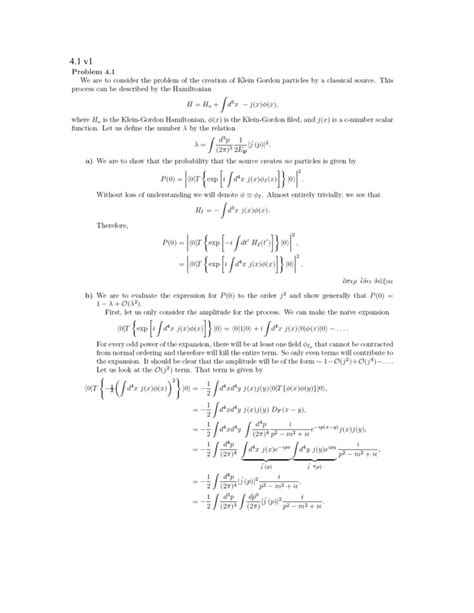 Peskin And Schroeder Solution Chapter 4 Doc