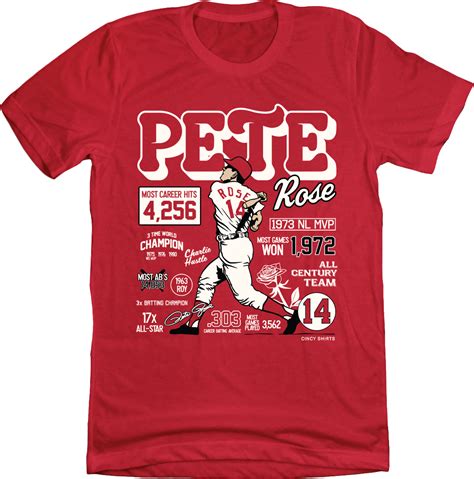 Pete Rose Tee Shirts: A Symbol of Baseball History and Controversy