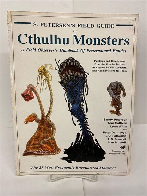 Petersen s Field Guide to Cthulhu Monsters A Field Observer s Handbook of Preternatural Entities Call of Cthulhu Doc