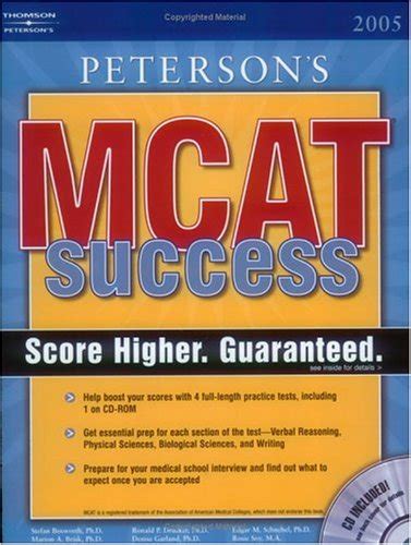 Petersonâ€™s MCAT SUCCESS 2005 - Papers - XtremePapers Ebook PDF