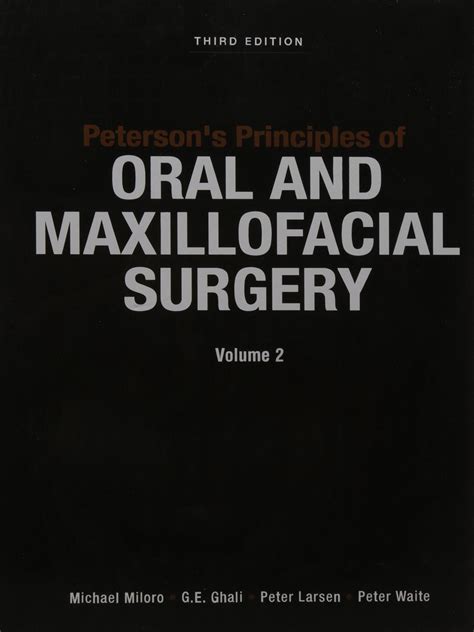 Petersons Principles of Oral and Maxillofacial Surgery, Vol.1 Epub