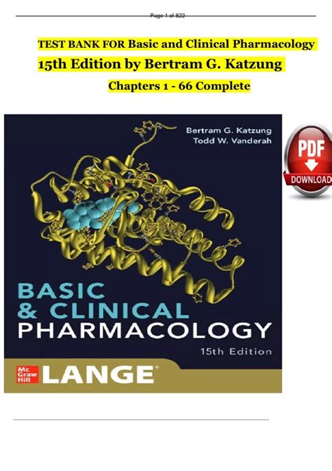 Pharmacology 15th Edition PDF