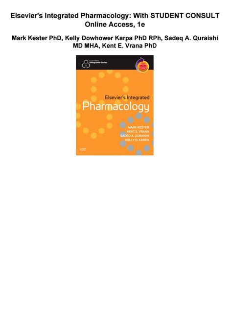 Pharmacology Online Access Code 1e Epub