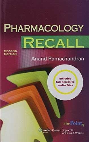 Pharmacology Recall Recall Series Kindle Editon