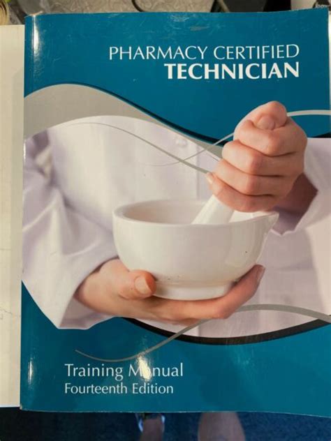 Pharmacy Certified Technician Training Manual Ebook Epub