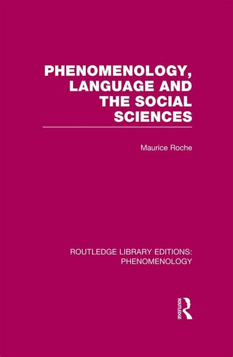 Phenomenology of Language Ebook Kindle Editon