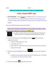 Phet Color Vision Answers Kindle Editon