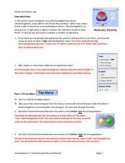 Phet Molecular Structure And Polarity Lab Answers Reader