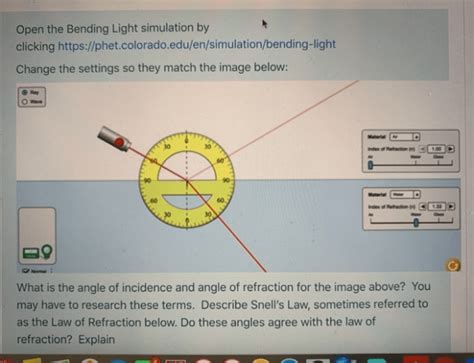 Phet Simulation Bending Light Answers PDF