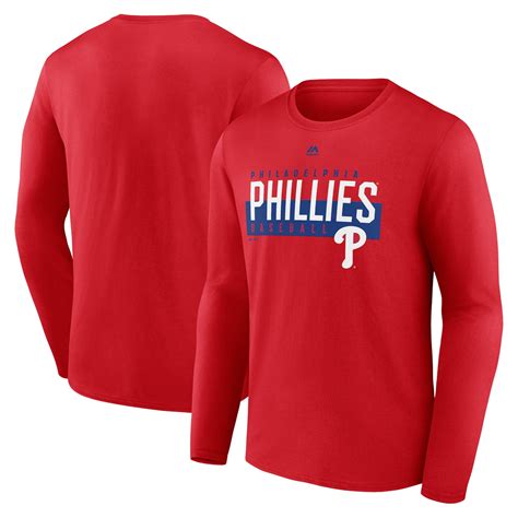 Philadelphia Phillies Long Sleeve Shirt: Get Your Red Hot Gear Today!