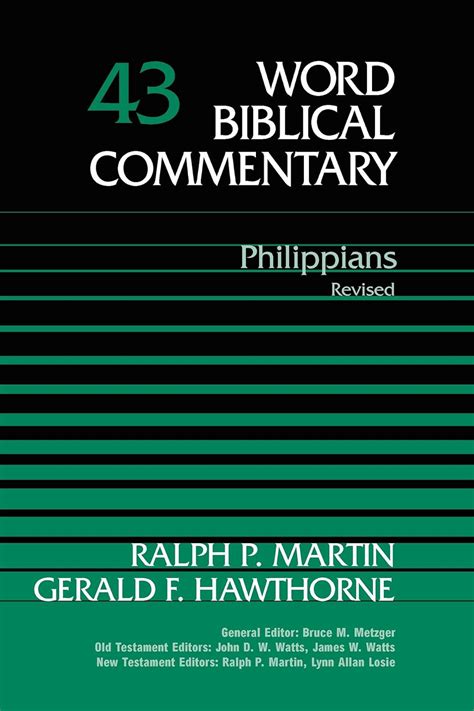 Philippians Revised Edition Word Biblical Commentary Vol 43 Reader