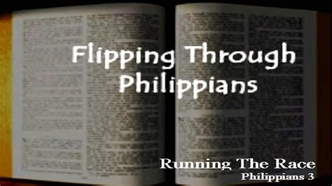 Philippians Run the Race Doc