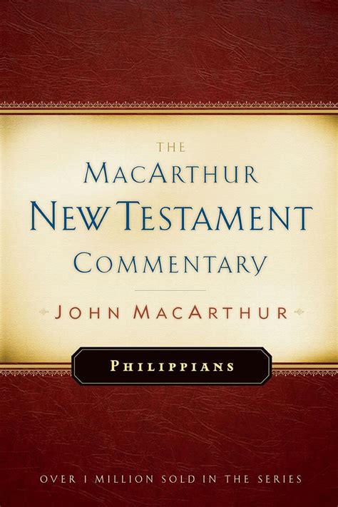 Philippiens The MacArthur New Testament Commentary Philippians French Edition Doc