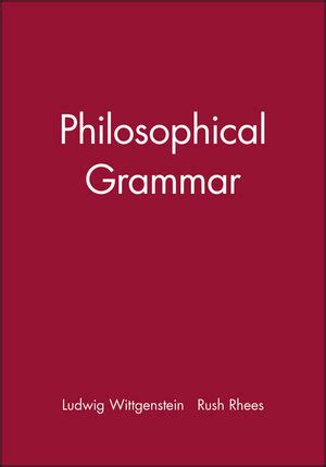 Philosophical Grammar PDF