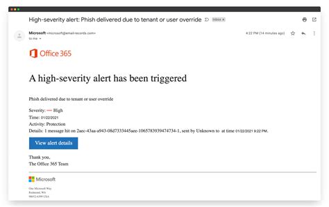 Phishing Email Template