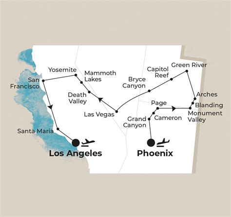 Phoenix to Los Angeles CA: 1,000 Miles of Endless Possibilities